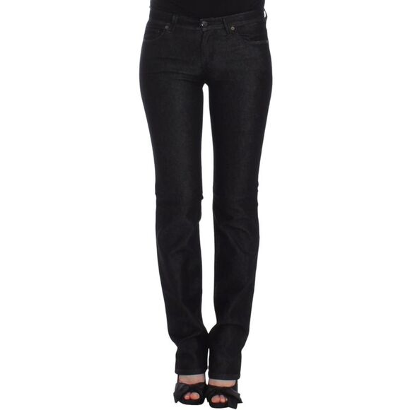 Ermanno Scervino Straight Leg Jeans Women Black Jeans & Pants - Picture 1 of 6